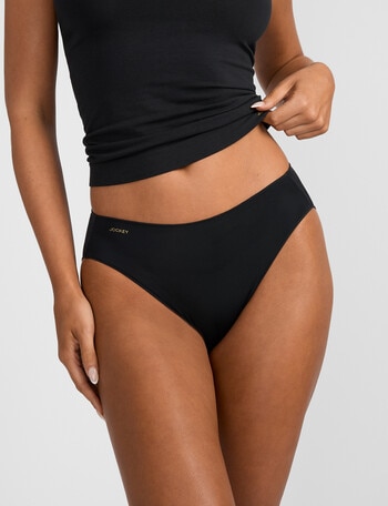 Jockey No Panty Line Promise Smooth Bikini Brief, Black product photo