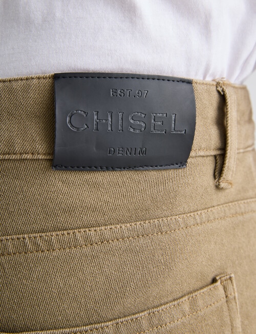 Chisel 5-Pocket Jean, Tan product photo View 05 L
