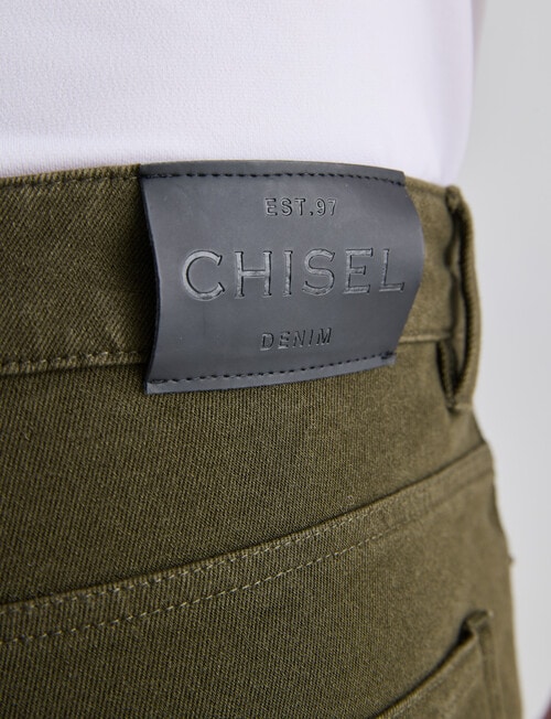 Chisel 5-Pocket Jean, Khaki product photo View 04 L