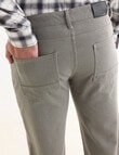 Chisel Straight Leg Stretch 5-Pocket Jean, Stone product photo View 05 S