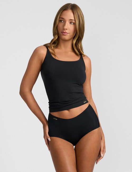 Jockey No Panty Line Promise Smooth Full Brief, Black product photo View 03 L