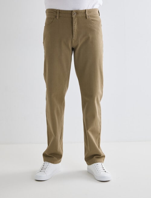 Chisel 5-Pocket Jean, Tan product photo View 03 L
