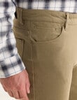 Chisel Straight Leg Stretch 5-Pocket Jean, Tan product photo View 04 S