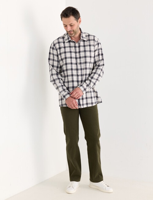 Chisel Straight Leg Stretch 5-Pocket Jean, Khaki product photo View 03 L