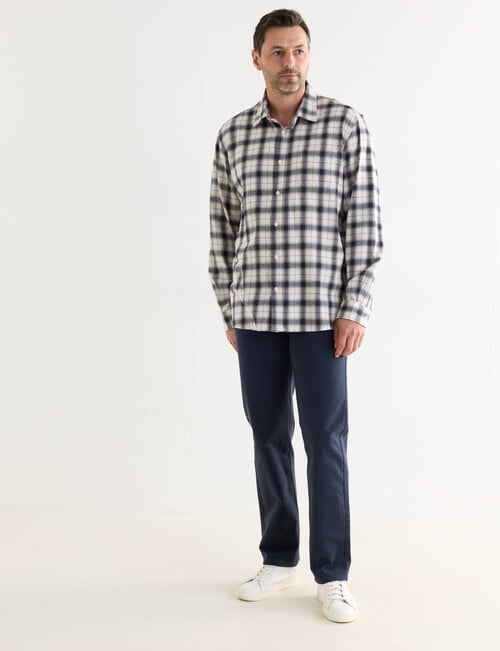 Chisel Straight Leg Stretch 5-Pocket Jean, Navy product photo View 03 L