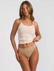 Jockey No Panty Line Promise Smooth G-String Brief, Natural product photo View 03 S