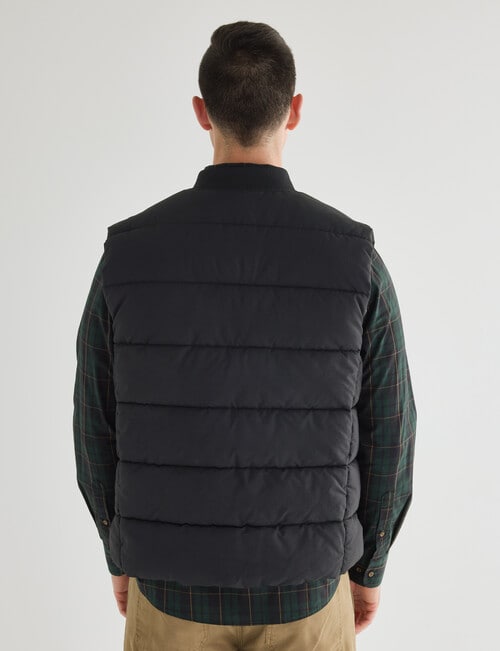 Gasoline Puffer Vest, Black product photo View 02 L