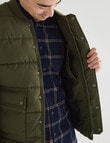 Gasoline Puffer Vest, Khaki product photo View 04 S