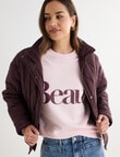 Denim Republic Beau Sweatshirt, Pink product photo View 05 S
