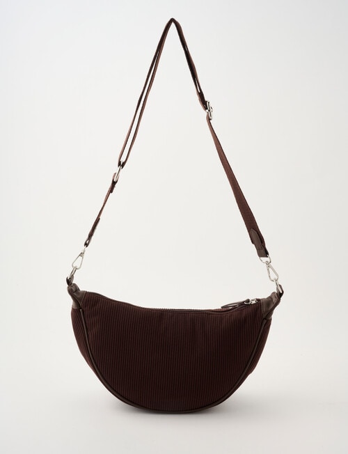 Zest Moon Cord Crossbody Bag, Chocolate product photo View 02 L