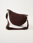 Zest Moon Cord Crossbody Bag, Chocolate product photo View 03 S