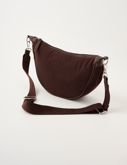 Zest Moon Cord Crossbody Bag, Chocolate product photo View 03 L