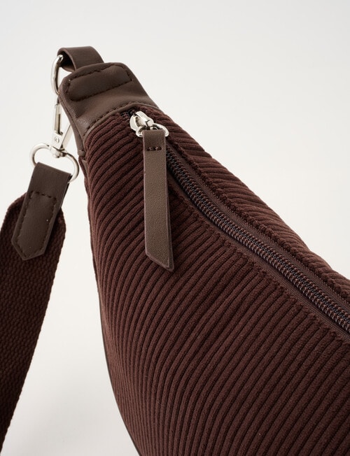 Zest Moon Cord Crossbody Bag, Chocolate product photo View 05 L