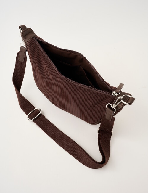Zest Moon Cord Crossbody Bag, Chocolate product photo View 06 L