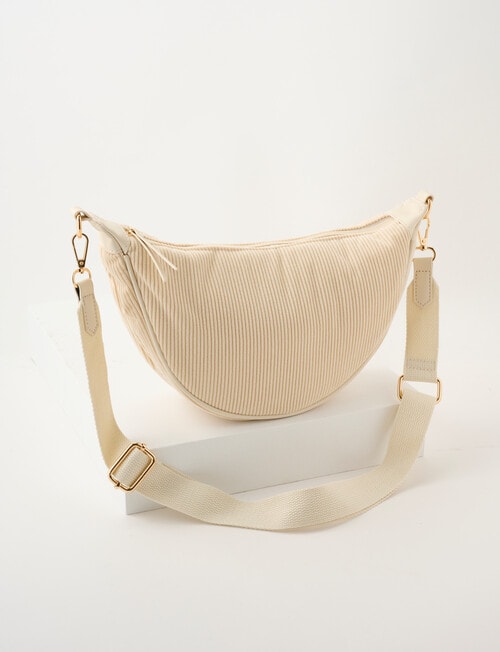 Zest Moon Cord Crossbody Bag, Natural product photo