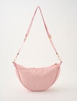 Zest Moon Cord Crossbody Bag, Pink product photo View 02 S