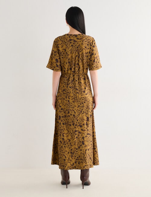 State of play Chloe Bias Dress, Tortoiseshell Print product photo View 02 L