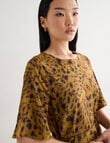 State of play Chloe Bias Dress, Tortoiseshell Print product photo View 04 S