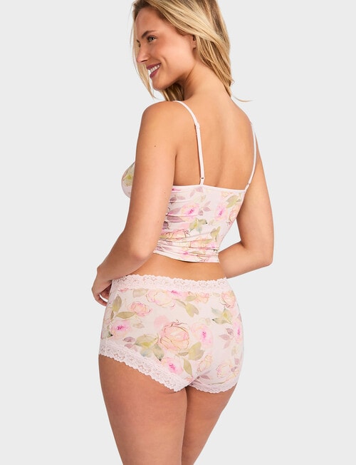 Jockey Paris Bamboo Full Brief, Bouquet Rose product photo View 02 L