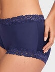 Jockey Parisienne Smooth Full Brief, Patriot Blue product photo View 04 S