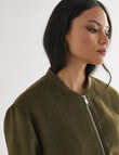 Whistle Bomber Jacket, Khaki product photo View 04 S