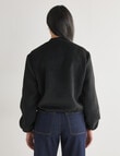 Whistle Bomber Jacket, Black product photo View 02 S