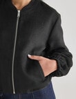 Whistle Bomber Jacket, Black product photo View 05 S