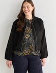 Whistle Bomber Jacket, Black product photo View 12 S