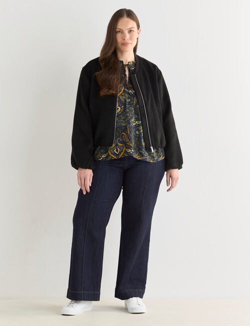 Whistle Bomber Jacket, Black product photo View 13 L