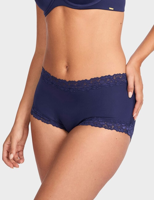 Jockey Parisienne Smooth Full Brief, Patriot Blue product photo