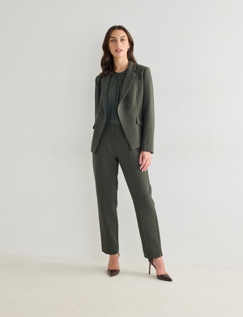 Oliver Black Tapered Leg Pant, Forest product photo View 03 L