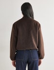 Whistle Bomber Jacket, Chocolate product photo View 02 S