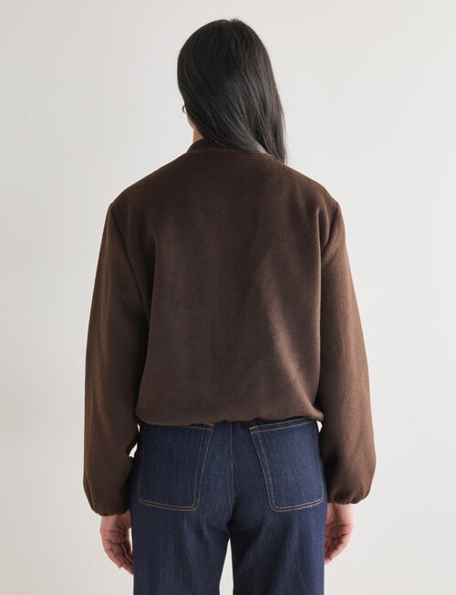 Whistle Bomber Jacket, Chocolate product photo View 02 L