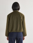 Whistle Bomber Jacket, Khaki product photo View 02 S