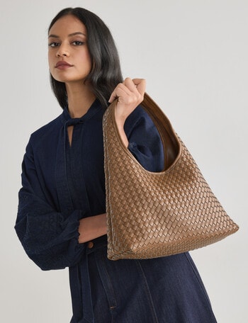 Whistle Weave Shopper Bag, Toffee product photo