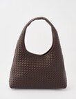 Whistle Weave Shopper Bag, Espresso product photo View 02 S