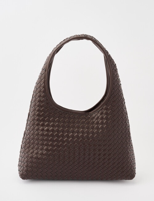 Whistle Weave Shopper Bag, Espresso product photo View 02 L