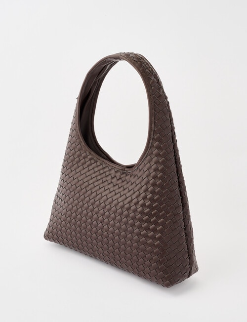 Whistle Weave Shopper Bag, Espresso product photo View 03 L