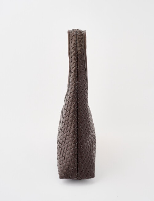 Whistle Weave Shopper Bag, Espresso product photo View 04 L