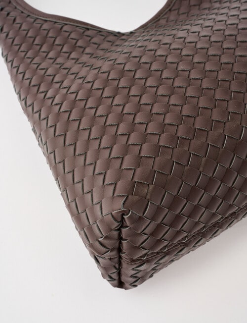 Whistle Weave Shopper Bag, Espresso product photo View 05 L