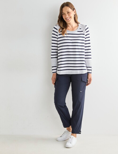 Line 7 Recover Top, Navy & White product photo View 03 L