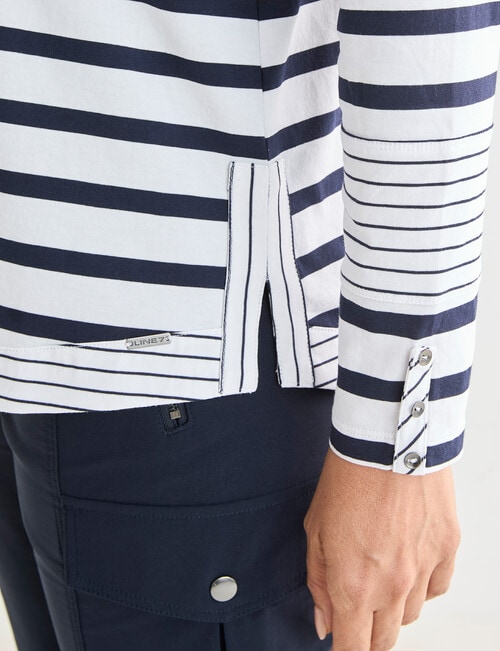 Line 7 Recover Top, Navy & White product photo View 05 L