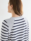 Line 7 Recover Top, Navy & White product photo View 06 S