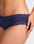 Jockey Parisienne Smooth Bikini Brief, Patriot Blue product photo View 04 S