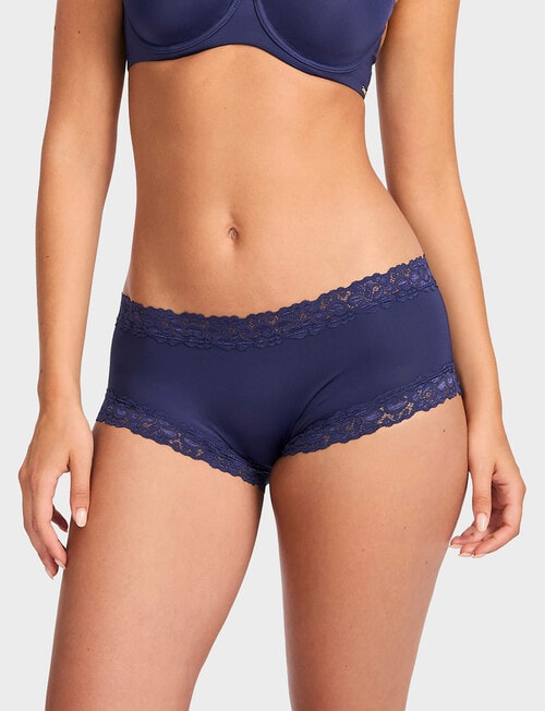 Jockey Parisienne Smooth Boyleg Brief, Patriot Blue product photo