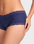 Jockey Parisienne Smooth Boyleg Brief, Patriot Blue product photo View 04 S