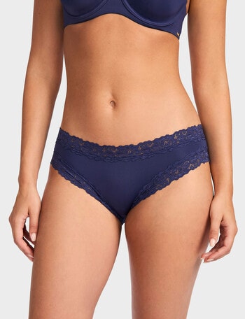 Jockey Parisienne Smooth Bikini Brief, Patriot Blue product photo