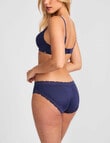 Jockey Parisienne Smooth Bikini Brief, Patriot Blue product photo View 02 S