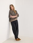 Denim Republic Leopard Print Sweatshirt, product photo View 03 S