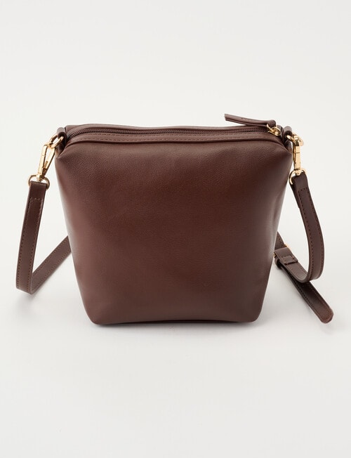 Boston + Bailey Vintage Crossbody Bag, Brown product photo View 02 L